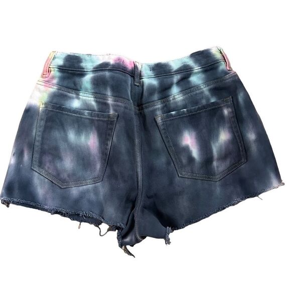 PacSun ~ High Rise Festival Tie Dye Cutoff shorts ~ size 27 - Picture 2 of 12